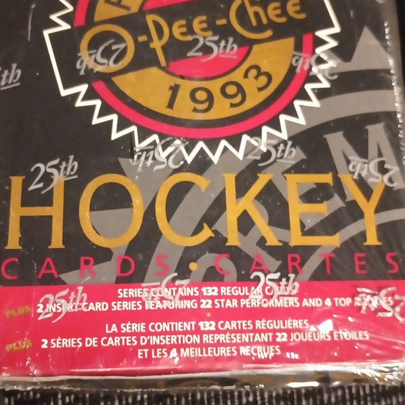 O-pee-chee premier hockey 1993 unopened 36 sealed pack box brand new Shirked wra - Picture 2 of 11